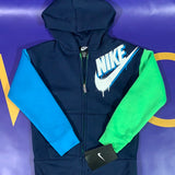 Kids 6 (5-6 year) Nike Sweater full zip Hood Blue Jacket