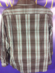 Men’s Large Columbia Button Up Shirt LS Plaid  OMNI