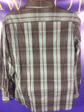 Men’s Large Columbia Button Up Shirt LS Plaid  OMNI