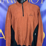 Men’s XL ZERO Golf Pullover Jacket Black Rock Wind Stopper 1/4 zip