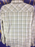 Men’s Large Columbia Insect Blocker LS Shirt Button Up Plaid