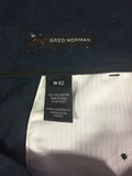 Men’s 42W Greg Norman Blue Golf Shorts