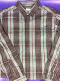 Men’s Large Columbia Button Up Shirt LS Plaid  OMNI