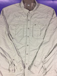 Men’s Large REI LS Shirt Green Fishing Outdoor Button Up