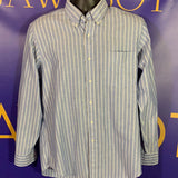 Men’s 16/34-35 Chaps Ralph Lauren LS Button Up Shirt Blue