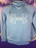 Women’s XS Under Armour Hoodie Blue Sweater ColdGear