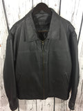 Men’s XL St. John’s bay black leather jacket