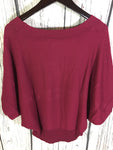 Women’s Apt.9 Pullover Cover Sweater Top Red