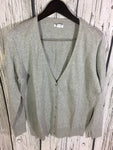 Women’s XL Old Navy Button Up Sweater Cover Grey