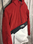 Men’s pullover 1/2 zip jacket Tommy red white