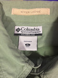 Men’s XL Columbia River Lodge Button Up Shirt Green SS