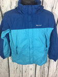 Kids Boys Girls Youth XL Marmot Rain Jacket Blue