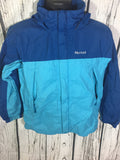 Kids Boys Girls Youth XL Marmot Rain Jacket Blue