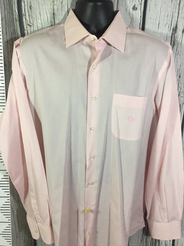 Men’s 17/43 Burberry London LS Dress Shirt Pink