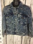 Women’s Rolling Stones Vintage Stone washed Jean Jacket Remake