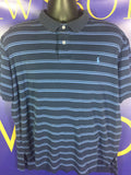 Men’s XL Polo Ralph Lauren Shirt Blue Striped