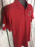 Men’s Small Nike Dri-Fit Polo Red Shirt Arizona Cardinals