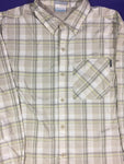 Men’s Large Columbia Insect Blocker LS Shirt Button Up Plaid