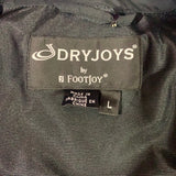 Men’s Large DryJoy FootJoy Pullover Jacket Blue Golf FJ Stone Ridge