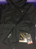 Men’s Medium Mountain Hard Wear Waterproof Rain Jacket Black GORE-TEX PACLITE Exposure/2