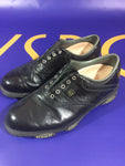 Men’s 8.5 FootJoy Golf Shoes Lizard Black Opti Flex Wide