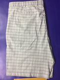 Men’s 44w Greg Norman Shorts Golf Plaid Grey