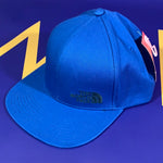 North Face Cap hat Snap Back Flat Brim Blue Unisex Gear