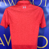 Men’s Small Under Armour Polo Heatgear Loose Fit Red Shirt