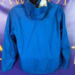 Men’s Medium Marmot Rain Jacket Waterproof Packable Blue Vented