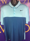 Men’s XXL NikeGolf Polo Shirt Standard Fit Blue