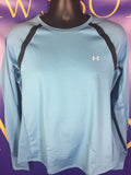 Women’s XL Under Armour LS Shirt ColdGear Blue Sweater