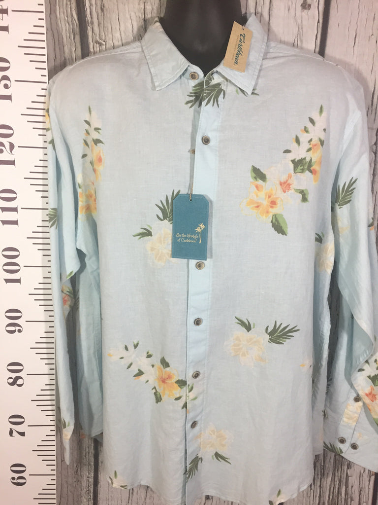 Roundtree & Yorke Gray Hawaiian Shirts for Men