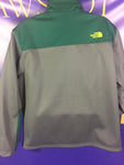 Men’s XXL North Face SoftShell Jacket Gray & Green APEX