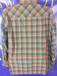 Men’s Large ROYAL ROBBINS LS Button Up Shirt Plaid Concealed