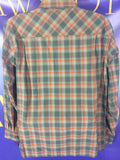 Men’s Large ROYAL ROBBINS LS Button Up Shirt Plaid Concealed