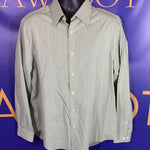 Men’s Large Perry Ellis LS Button Up Shirt Green