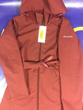 Women’s Medium Columbia Full Zip Jacket Maroon Sample