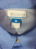 Men’s XL Columbia Button Up Shirt Blue