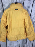 Men’s Large Nautica Goose Down Jacket Reversible Puffer Blue Yellow