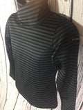 Women’s XS Columbia Pullover Sweater Black Striped