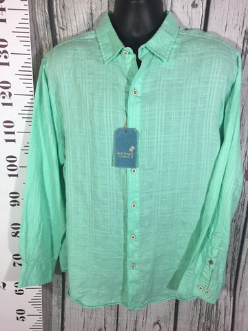 Men’s XL Caribbean LS Button Up Shirt Roundtree Yorke