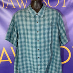 Men’s 2XL Royal Robbins Relaxed Button Up Shirt Blue