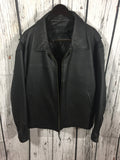 Men’s XL St. John’s bay black leather jacket