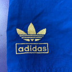 Men’s Small Adidas Shorts Blue Vintage Retro Large Flower Red Gold