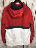 Men’s pullover 1/2 zip jacket Tommy red white