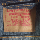 Women’s Medium Levi Strauss Jean Jacket Button Blue