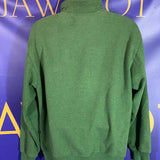 Men’s Large ORVIS 1/4 zip pullover Sweater Green Signature Collection Fishing