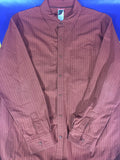 Men’s Large North Face LS Button Up Shirt Maroon