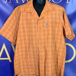 Men’s XL Columbia Button Up Shirt Orange