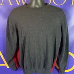 Men’s Large BUGATCHI UOMO Merino Wool Sweater Gray